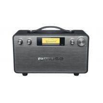 Muse M-670 BT Radio portable Noir, Acier