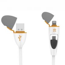 XtremeMac XCL-UNC-13 câble USB USB 3.2 Gen 1 (3.1 Gen 1) 1,1 m USB A Blanc