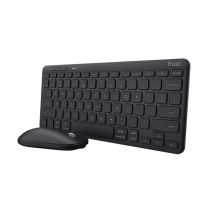 Trust Lyra clavier Souris incluse Maison Bluetooth QWERTY Espagnole Noir