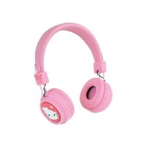 Auricular Bluetooth JEMINI Hello Kitty con diadema ajustable micrófono LED jack 3,5 mm rosa - Nuevo