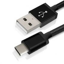 Tecno 24.217 câble USB 1 m USB C USB A Noir