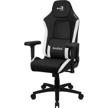 Aerocool CROWNBW Sedile per videogiochi Sedile universale per videogiochi Sedile imbottito Nero, Bianco - Nuovo