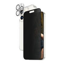 Pacchetto di protezione per Apple iPhone 15 Pro Privacy 3-in-1 Ultra-Resistente - Nuovo