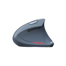 TECKNET TK-MS007 Souris sans fil ergonomique - silencieuse - 6 DPI -USB - Gris