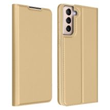 Funda Samsung Galaxy S21 Plus Tarjetero Cierre F.Soporte Dux Ducis – Oro - Nuevo