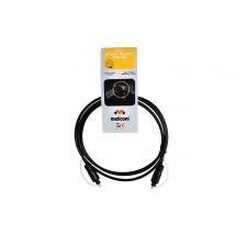 Meliconi 497202 cable de audio 1,5 m Toslink Negro - Nuevo