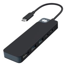 HYPER HD4101BKGL hub e concentratore USB Type-C 5000 Mbit/s Nero - Nuovo