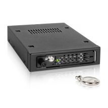 Icy Dock MB491SKL-B Obturateur de baie de lecteur 8,89 cm (3.5 ) Panneau de support Noir