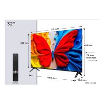 TCL S59K 32S59K TV 81,3 cm (32 ) Full HD Smart TV Wifi Métallique