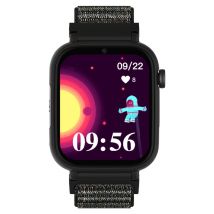 DCU Tecnologic Smartwatch KIDS PRO GPS e videochiamata cinturino in tessuto nero/nero - Nuovo