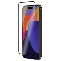QDOS Verre Trempé pour iPhone 15 Pro Max OptiGuard Eco Glass Plus Ultra-robuste Transparent