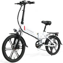 SAMEBIKE 20LVXD30-II Bici elettrica pieghevole da 20 Bici elettrica pieghevole da 350 W Motore da 48 V Batteria da 10 Ah - Nuovo