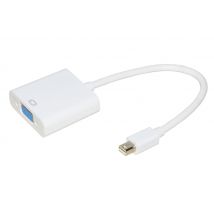 Link Accessori LKADAT14 câble vidéo et adaptateur 0,15 m VGA (D-Sub) Mini DisplayPort Blanc