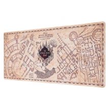 Harry Potter Alfombrilla de ratón XXL para juegos antideslizante con diseño de mapa del merodeador Marron / Beige - Nuevo