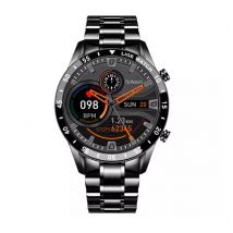 Montre intelligente Lige BW0189, écran HD IPS avec 1.3 écrans, IP67, noir