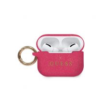 Coque pour Airpods Pro Cover Ring en Silicone Rose