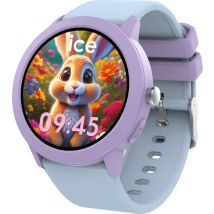 Orologio ICE SMART Junior RD 3.0 Trova il Mio Rotondo con Bracciale in Silicone Viola soft blu Ice Watch - Nuovo