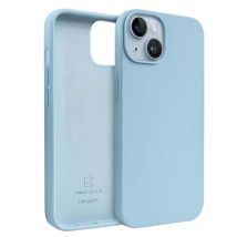 Crong Funda de silicona líquida para iPhone 14 Plus Antigolpes Flexible Azul Claro - Nuevo