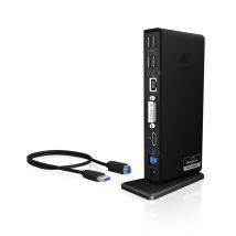 ICY BOX IB-DK2241AC USB 3.2 Gen 1 (3.1 Gen 1) cablato Type-A nero - Nuovo