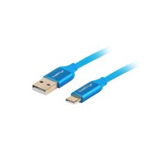 Lanberg CA-USBO-22CU-0010-BL câble USB USB 2.0 1 m USB C USB A Bleu
