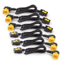 APC , Power Cord Kit (6 ea), Locking, C19 to C20 (90 Degree), 1.8m