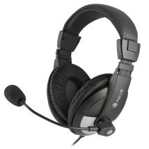 NGS MSX9 Pro Casque Avec fil Arceau Appels/Musique Noir