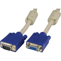 Deltaco RGB-6B cavo VGA 5 m VGA (D-Sub) Grigio - Nuovo