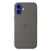 Apple Coque en silicone avec MagSafe pour iPhone 16 Plus - Gris minéral Apple iPhone 16 Plus