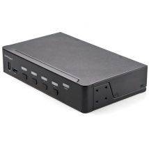 StarTech.com Commutateur KVM HDMI à 4 Ports - Moniteur Unique 4K 60Hz Ultra HDR - Commutateur KVM de Bureau HDMI 2.0 avec Hub USB 3.0 à 2 Ports (5Gbps