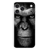 Coque en silicone - Compatible pour Apple iPhone 17 Pro Max - design singe