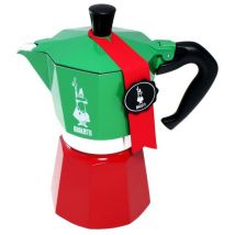 Bialetti 0005323 cafetera manual Cafetera italiana 0,24 L Verde, Rojo, Blanco - Nuevo