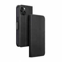 Etui & Coque robuste magnétique 2-en-1 pour Apple iPhone 15, Noir Onyx