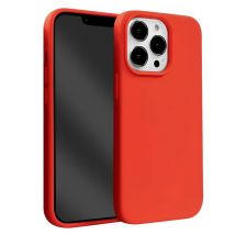 Crong Funda para iPhone 13 Pro Max de silicona suave a prueba de golpes Rojo - Nuevo