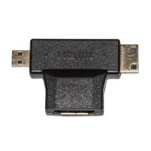 Link Accessori LKADAT57 changeur de genre de câble HDMI A Micro-HDMI, Mini-HDMI Noir