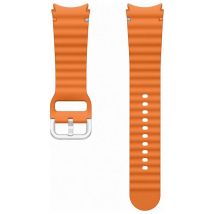 Samsung Bracelet de sport original Watch7 pour Galaxy Watch 4 / 5 / 6 / 7 (20 mm) - M/L - Orange