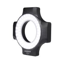 Anello luminoso LED Kaiser Éclair per fotografia macro - 60 LED di luce bianca regolabile con 6 anelli di adattamento - Nuovo