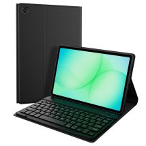 Accezz Étui de tablette Bluetooth Clavier pour Samsung Galaxy Tab A11 Plus - QWERTY / NL - Noir