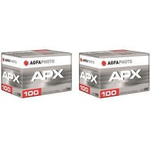 Pack 2 x Pellicule Agfaphoto APX100 Professionnel 135-36 B&W