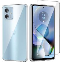 Motorola Moto G54 5G coque tpu transparente et vitre