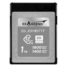 Tarjetas CF Express tipo B EXASCEND 1TB R1800/W1400 - Nuevo