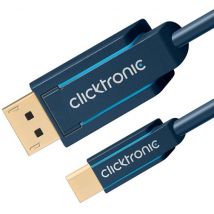 ClickTronic 70737 câble DisplayPort 1 m Mini DisplayPort Bleu