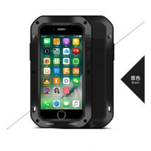 Coque pour iPhone SE 2022 / 2020 / 8 / 7 Intégrale avec Film écran Love Mei Noir