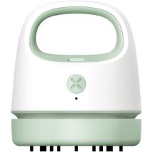 Mini aspirateur de table rechargeable par USB vert