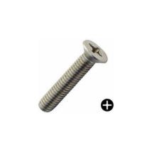Vis à métaux ULTIMA 80604012 Ø4,8 x 12 mm tête fraisée zinguée Phillips boîte de 500 Argent