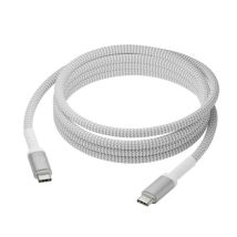 dbramante1928 re-charge - Câble USB - 24 pin USB-C (M) pour 24 pin USB-C (M) - USB 2.0 - 2.5 m - Alimentation USB (100 W), câble tressé, plastique 