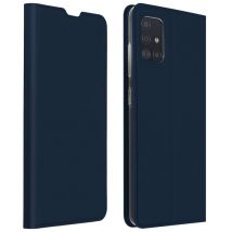 Funda Samsung Galaxy A51 Cartera cierre magnético y Soporte – Azul oscuro - Nuevo