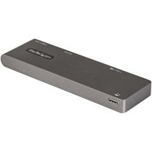 StarTech.com Adaptateur Multiport USB-C pour MacBook Pro/Air - USB Type-C vers HDMI 4K, Alimentation 100W, Slot SD/MicroSD, Hub 2 Ports USB 3.0 - Mini