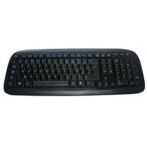 MCL ACK-298/N teclado Universal USB AZERTY Francés Negro - Nuevo