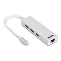Hamlet XHUB331TCL base para portátil y replicador de puertos USB 3.2 Gen 1 (3.1 Gen 1) Type-C Blanco - Nuevo