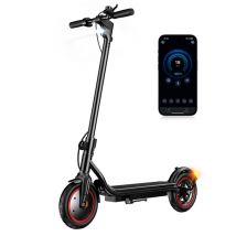 iScooter W5 Trottinette électrique pour adultes, 25 km/h et 34 km d'autonomie, pliable en 3 secondes, pneus à air de 20 cm, moteur 350 W